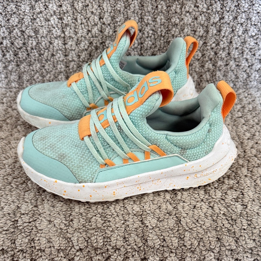 ADIDAS lite racer kids teal sneaker